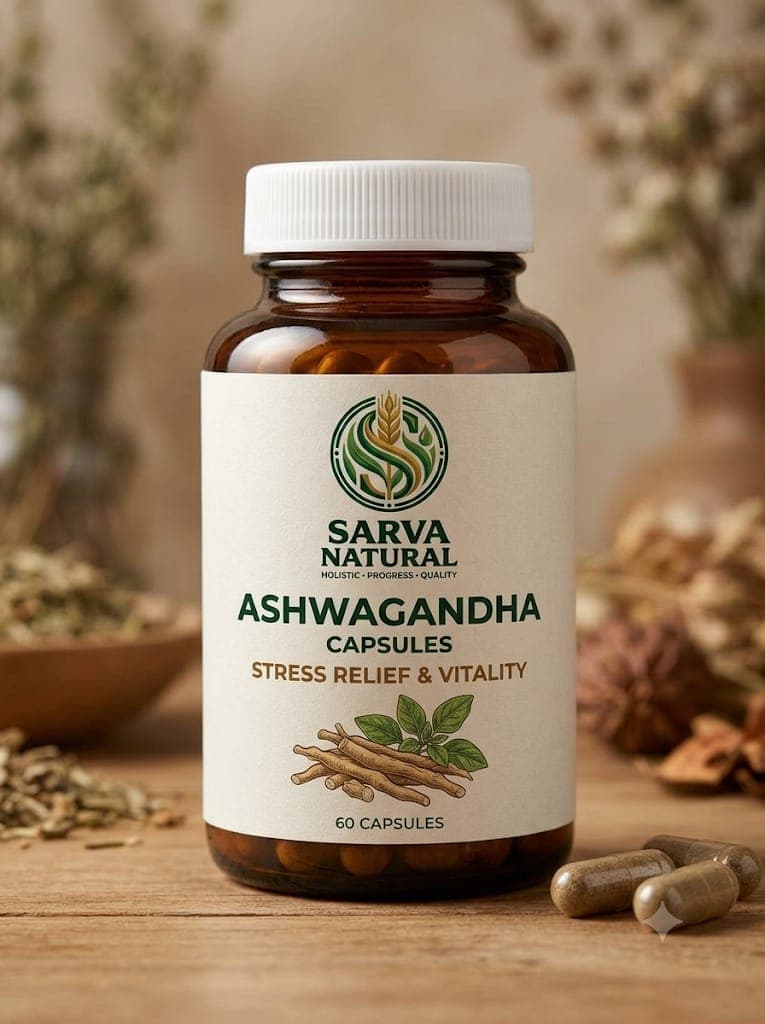 Sarva Natural Ashwagandha Capsules
